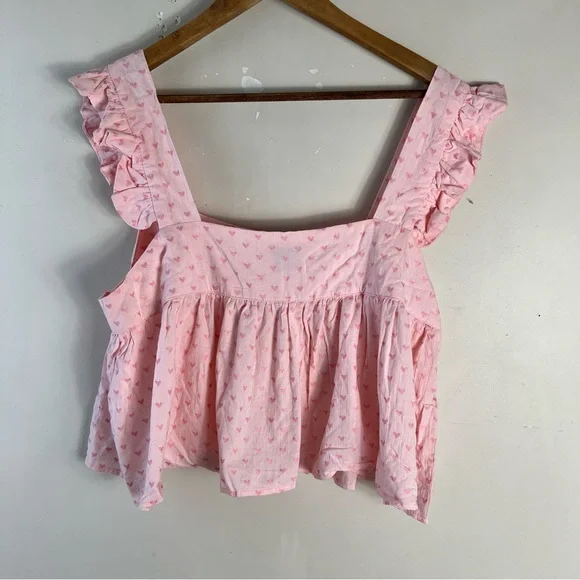 Pink Ruffle Pajama Set - Picture 4 of 16